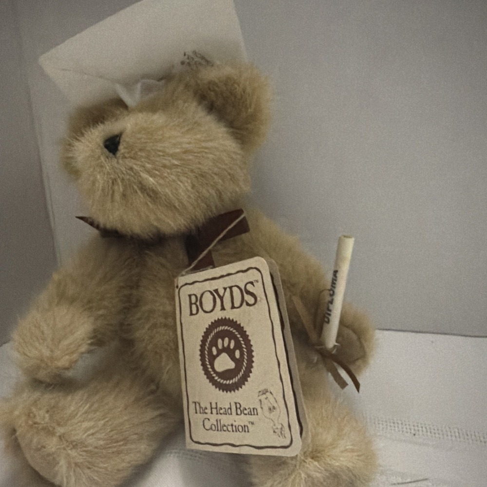 Boyds Bears The Head Bean Collection Max Graduate Teddy Bear Graduation 903002